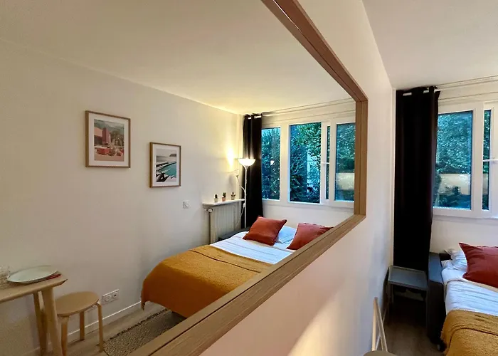 Appartement Fully Equipped - 2 Guests - Near Metro Paris